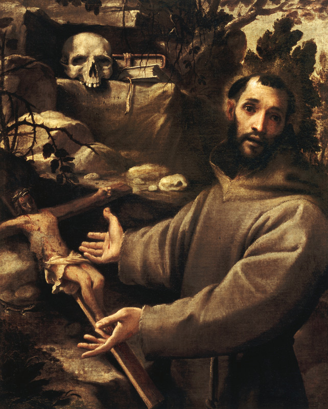 A.Carracci, Franz von Assisi from Annibale Carracci