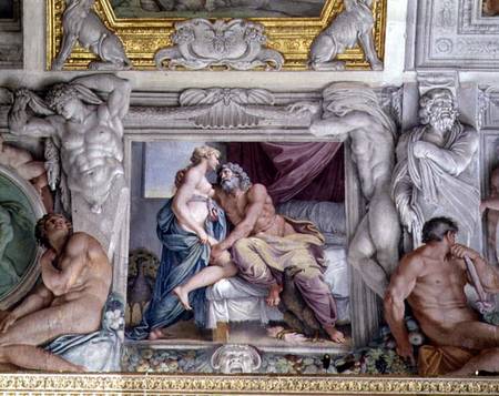 The 'Galleria di Carracci' (Carracci Hall) detail of Jupiter and Juno from Annibale Carracci