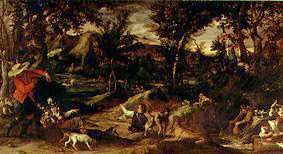 Die Jagd. from Annibale Carracci