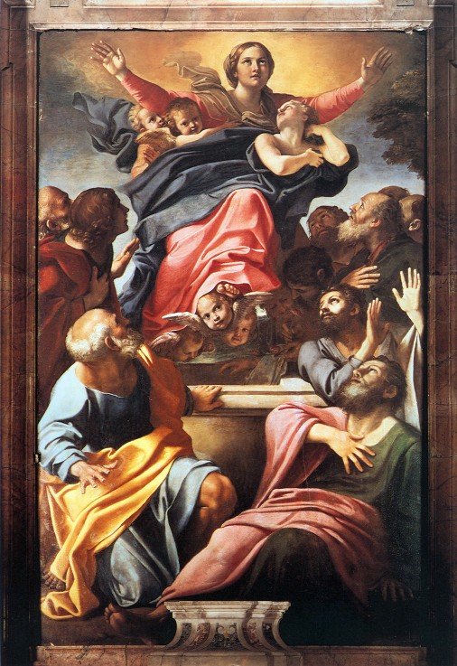 The Assumption of the Blessed Virgin Mary from Annibale Carracci