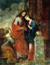 Abschied Jesu von seiner Mutter from Anonym, Haarlem