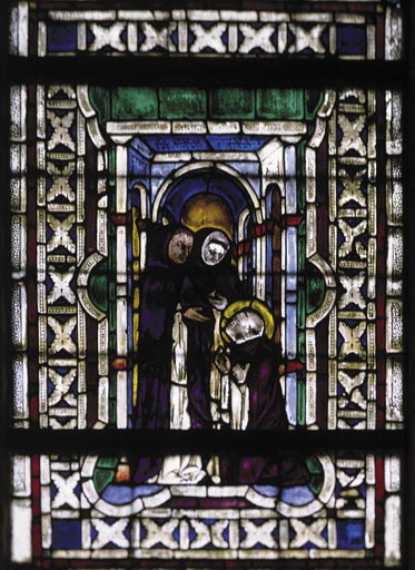 Assisi, Glasfenster, Antonius nimmt... from Anonym, Haarlem