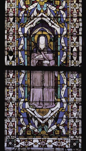 Assisi, Glasfenster, Heilige Klara from Anonym, Haarlem