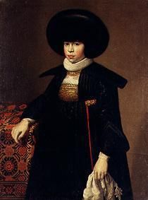 Bildnis der Magdalena Wettstein from Anonym, Haarlem
