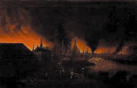 Das brennende Moskau from Anonym, Haarlem