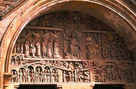 The Last Judgement from the West Portal Tympanum from Anonym Romanisch