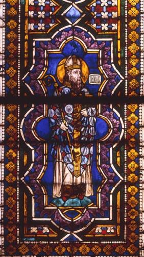 Assisi, Glasfenster, Hl.Rufinus