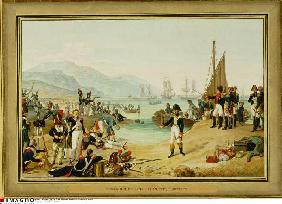 Die Landung Napoleon Bonapartes in Antibes.