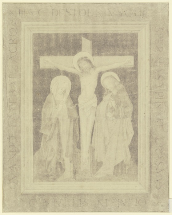 Maria und Johannes unterm Kreuz from Anonym