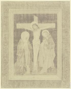 Maria und Johannes unterm Kreuz