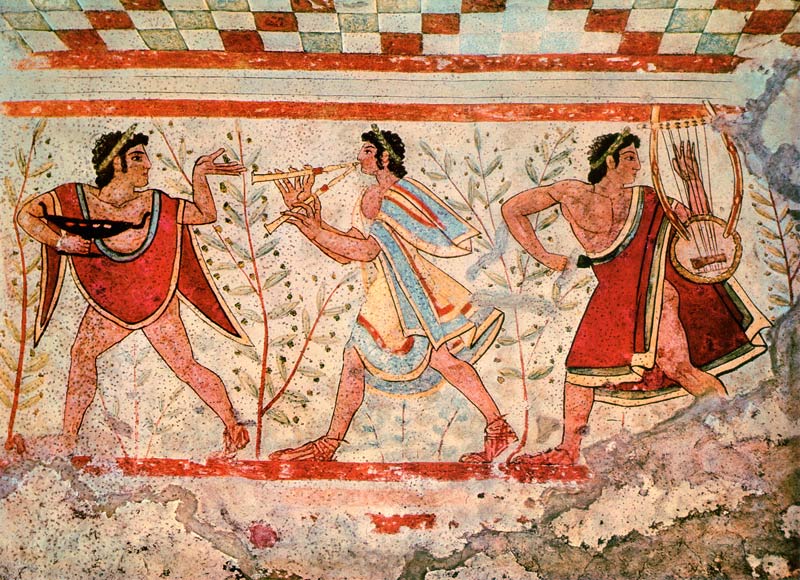 Etruscan musicians from Anonymous