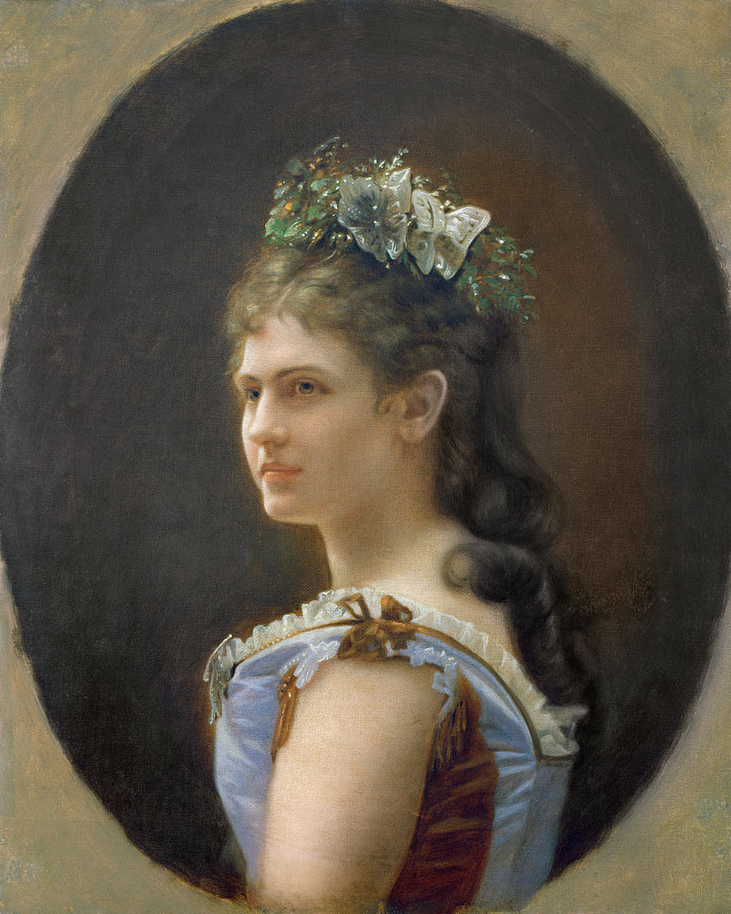 Katharina Schratt, mistress of Emperor Franz Joseph of Austria from Anonymous
