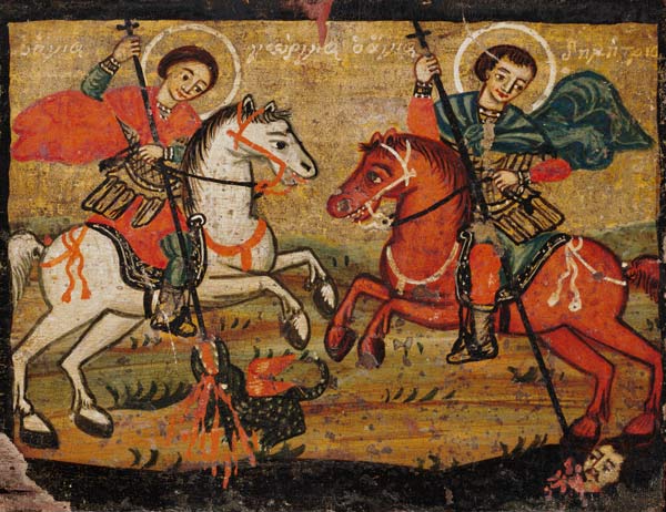 St.George and St.DemetriosGreek (provincial) from Anonymous