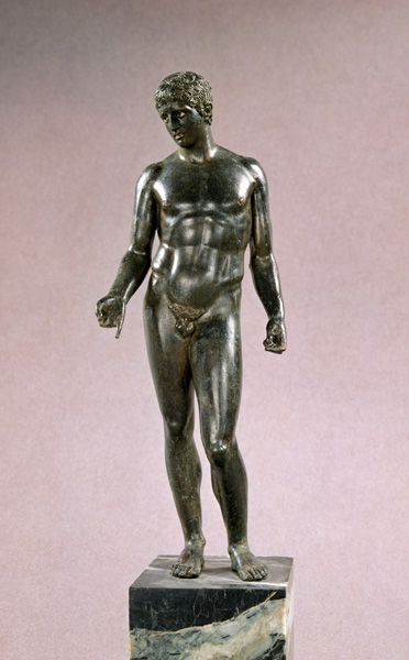 Statue of Mercury, adaptation of the Greek Discophoros of Polyclitus,Roman from Anonymous