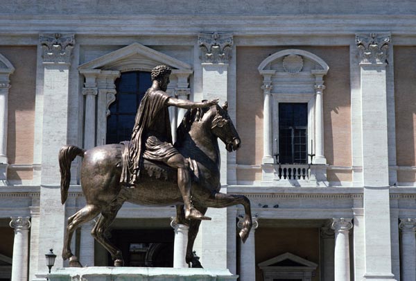 Equestrian Statue of Marcus Aurelius (AD 161-180) (photo) from Anonymous