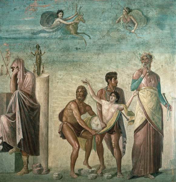 The Sacrifice of Iphigenia, from the House of the Tragic Poet, Pompeii from Anonymous