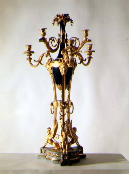 Six-branched tripod candelabrumParis from Anonymous