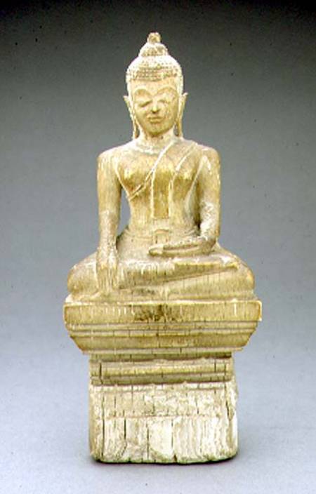 Buddha 'shakyamuni'seated in the 'Bhumisparsimudra' - earth touching gesture from Anonymous