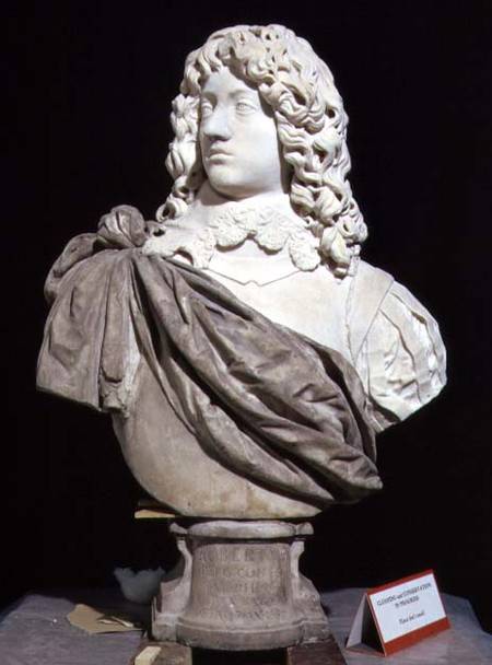 Bust of Prince Rupert (1619-82) Count Palatine of the Rhine and Duke of Bavaria (half way through th from Anonymous