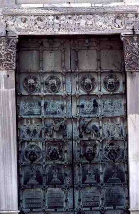 Cathedral Door on the West Facade from Anonymous