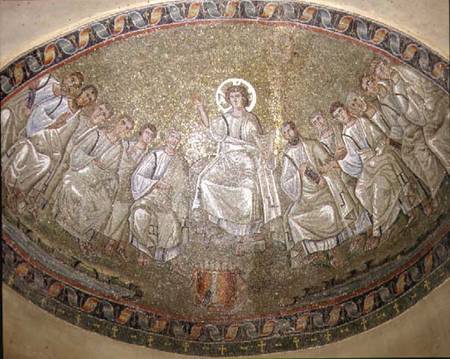 Christ Enthroned with the Apostles from Anonymous