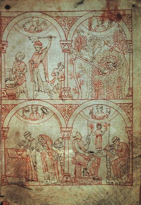 Codex 507 f.2v Reuner Musterbuch from Anonymous