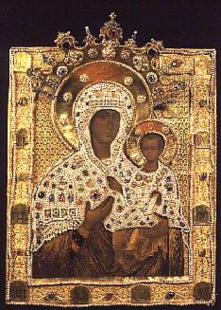 con of the Virgin, Smolenskaja monastery, Moscow from Anonymous