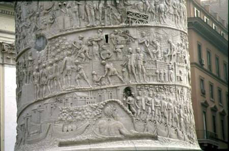 The Departure of the Army and the Construction of a Roman Campfrom Trajan's Column from Anonymous