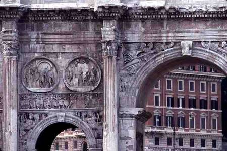 Detail from the Arch of Constantine from Anonymous