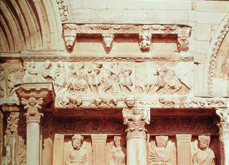Detail from the central portal of the west facadedepicting scenes from the Passion of Christ from Anonymous
