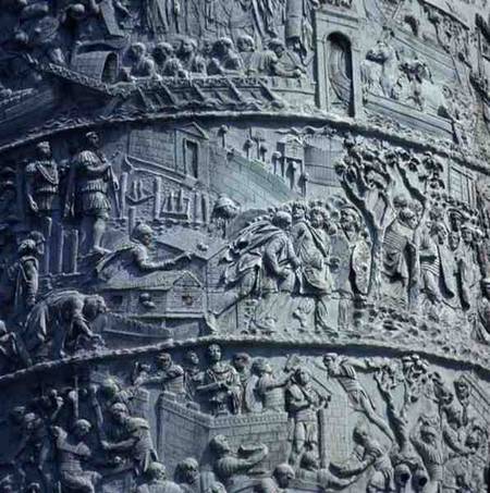 Detail from Trajan's Column from Anonymous