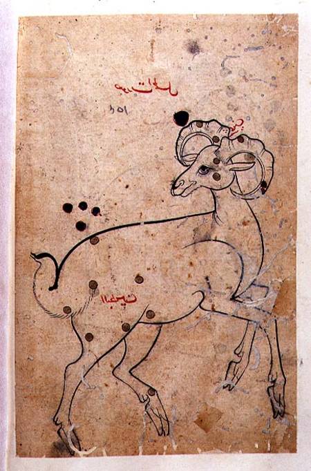 f.154a Aries, the Ram,Persian from Isfahan or Shiraz from Anonymous