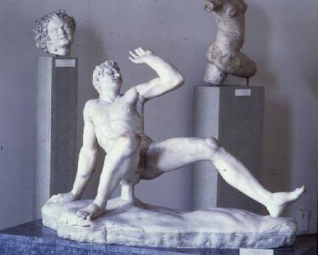Falling GaulMarble Sculpture from Anonymous
