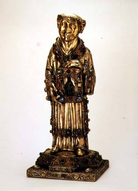 Figure reliquary of St. Stephen from Anonymous