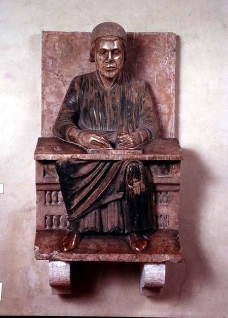 Figure of the Roman poet Virgil (70-19 BC) from Mantua Cathedral from Anonymous
