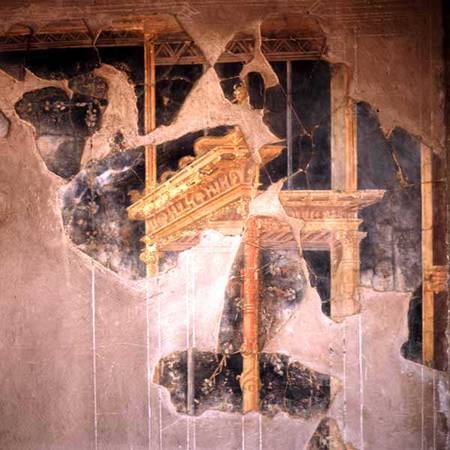 Fresco from a house damaged in AD 79 from Anonymous