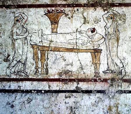 Fresco from the Tomb of Gaudio from Anonymous