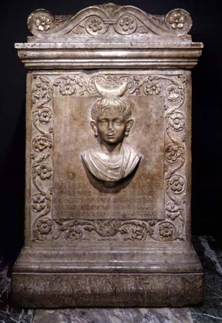 Funerary stele of a ten year old girl called Julia Victorina Roman from Anonymous