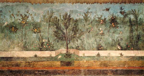 Garden Paintings from the so-called 'Villa of Livia', Primaporta,Rome from Anonymous