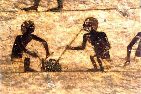 Glass Blowers, detail from a tomb wall painting,Egyptian from Anonymous