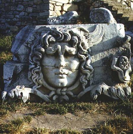 Head of Medusa, from a frieze on the Temple of Apollo, Didyma,Turkey from Anonymous