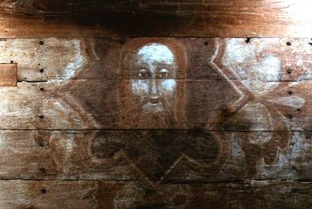 Holy Shroud: Templar panel painting from Anonymous