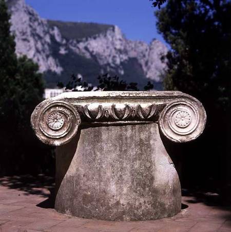 Ionic capital from 'The Studio' (photo) from Anonymous