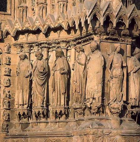 Jamb figures from the facade of the Cathedral from Anonymous