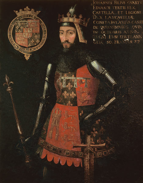 John of Gaunt, Duke of Lancaster (1340-99) 4th Son of Edward III from Anonymous
