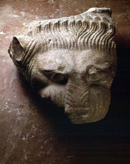 Lion's headarchitectural detail from the Temple of Zeus at Olympia Greek c.470-c.457 BC from Anonymous