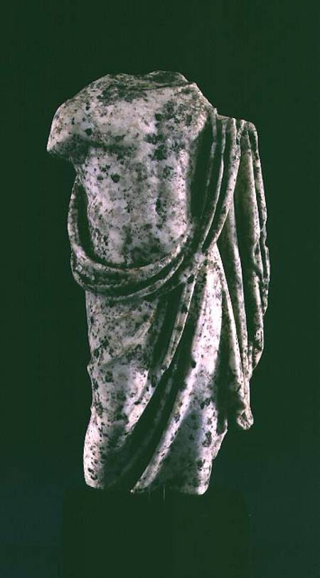 Male torso wearing a himationRoman from Anonymous