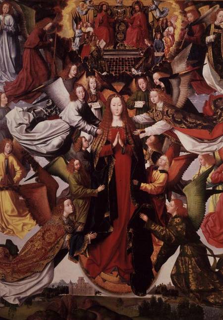 Mary - Queen of Heaven by Master of the St. Lucy Legend from Anonymous