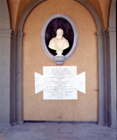 Memorial bust to Galileo Galilei (1564-1642) from Anonymous