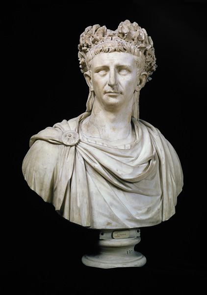 Portrait bust of Emperor Claudius I (10 BC-54 AD) from Anonymous